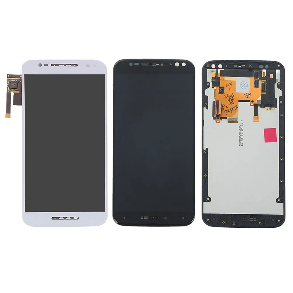 Для Motorola Moto X Pure Edition/X style XT1575 XT1572 XT1570 ЖК-дисплей сенсорный экран дигитайзер Рамка сборка черный белый