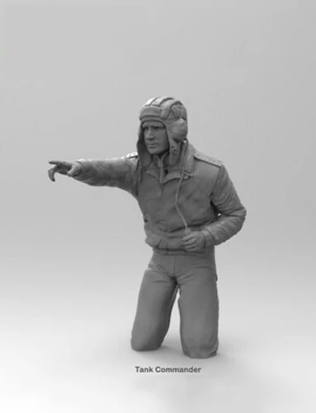 1/16 сборный Набор фигурок из смолы командир резервуара | Игрушки и хобби
