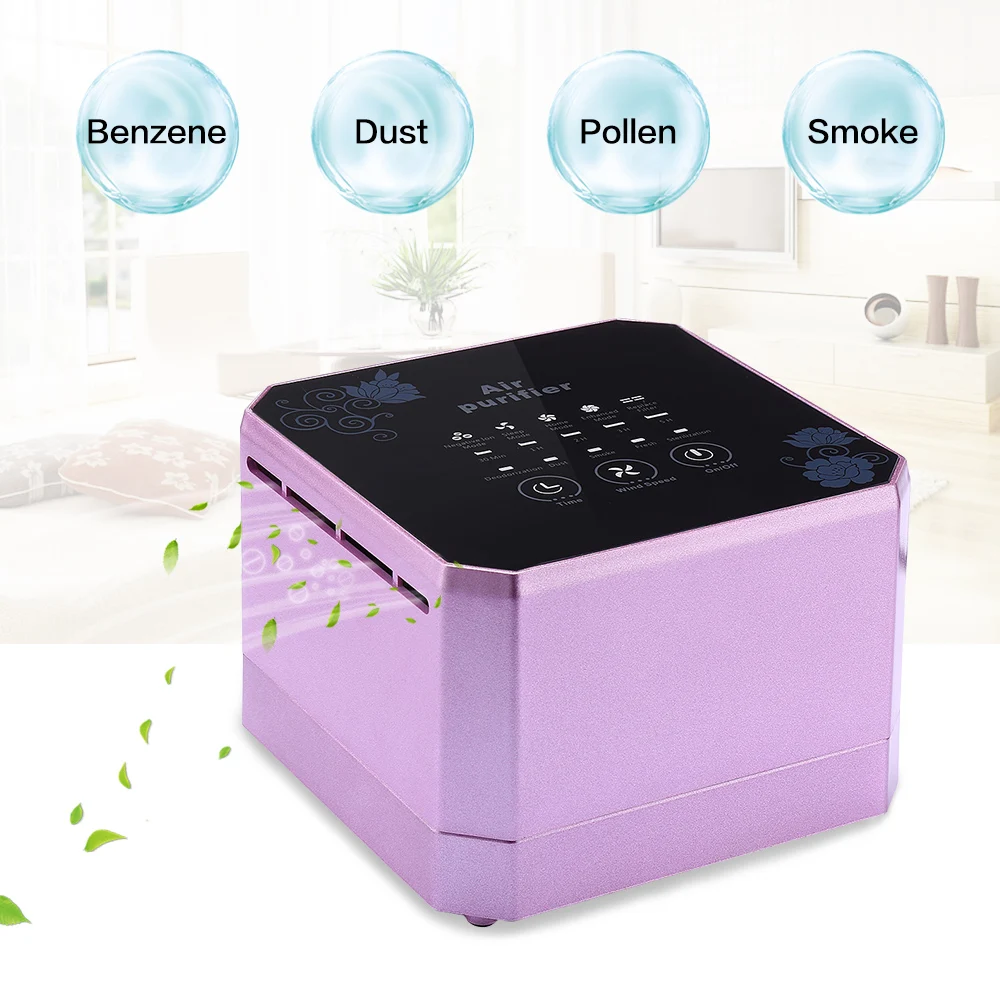 

Fimei Multifunctional Mini Air Purifier Cleaner Desktop Active Anion Sterilization Removing Formaldehyde Air Purifier For Home