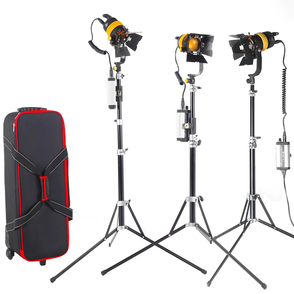 ASHANKS 3PCS Spotlight with Portable Light stand LED Soft light with