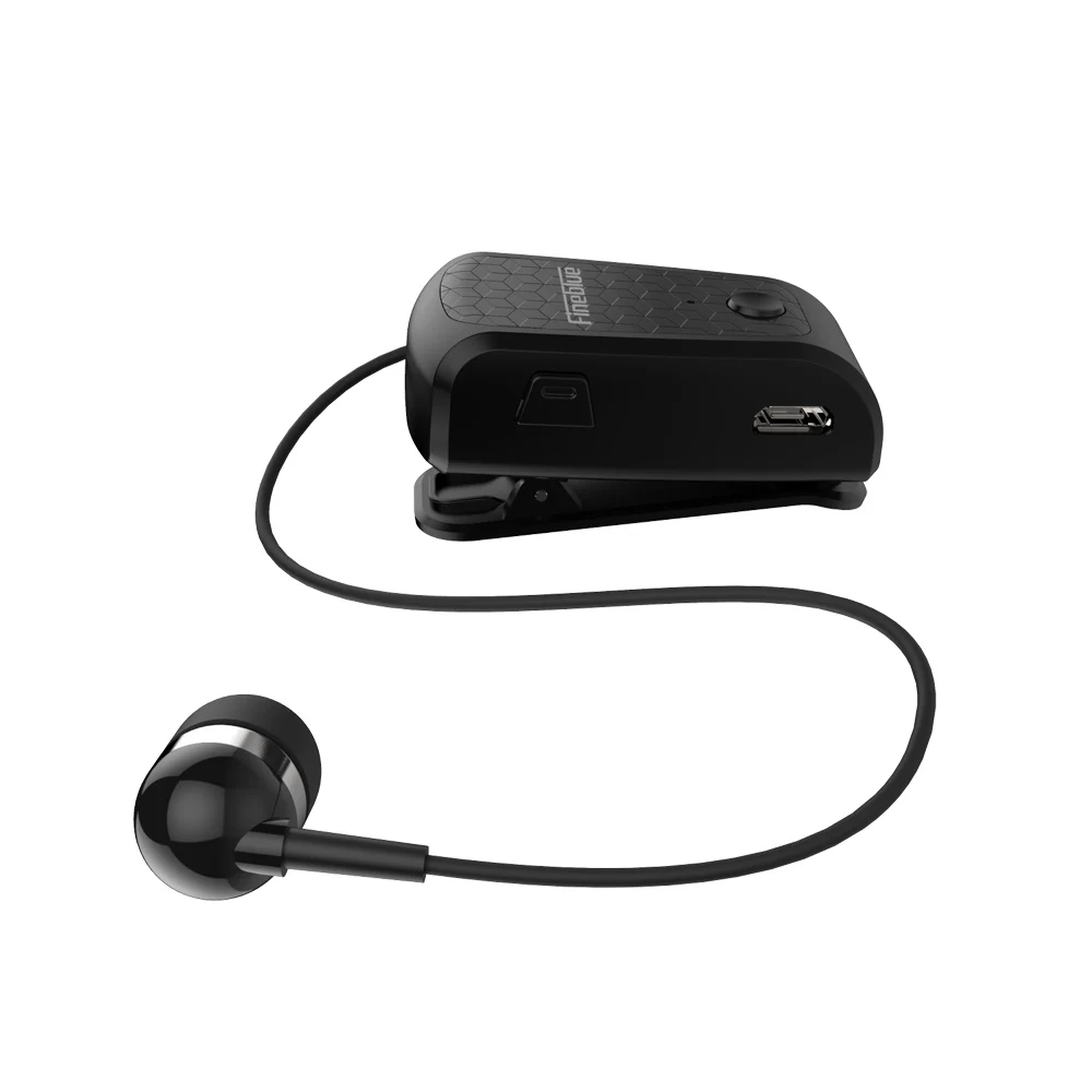 Fineblue FQ-10 клипса для головных телефонов-на беспроводной Bluetooth кабель для наушников выдвижной BT 5,0 наушники-вкладыши музыкальные гарнитуры Hands-free с микрофоном