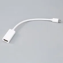 สำหรับ MacBook Pro สำหรับ IMac Air แบบพกพามัลติมีเดีย Mini Display พอร์ต MINI DP To HDMI อะแดปเตอร์สายสั้น(China)