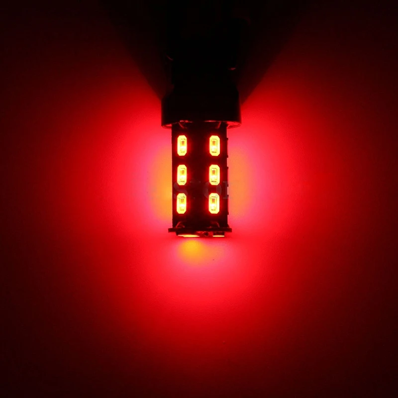 2 предмета в комплекте 12 V автомобиль T20 7443 18 светодиодный 5630 SMD стоп задние фонари красный свет лампы