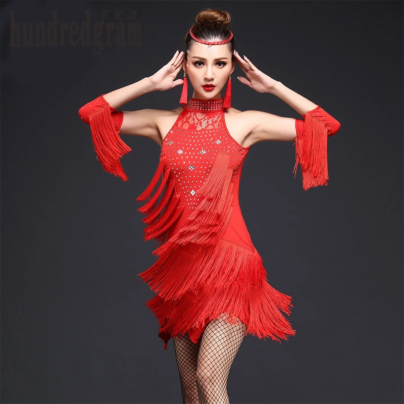 Latin dance clothes new Latin dance clothing tassel costumes adult
