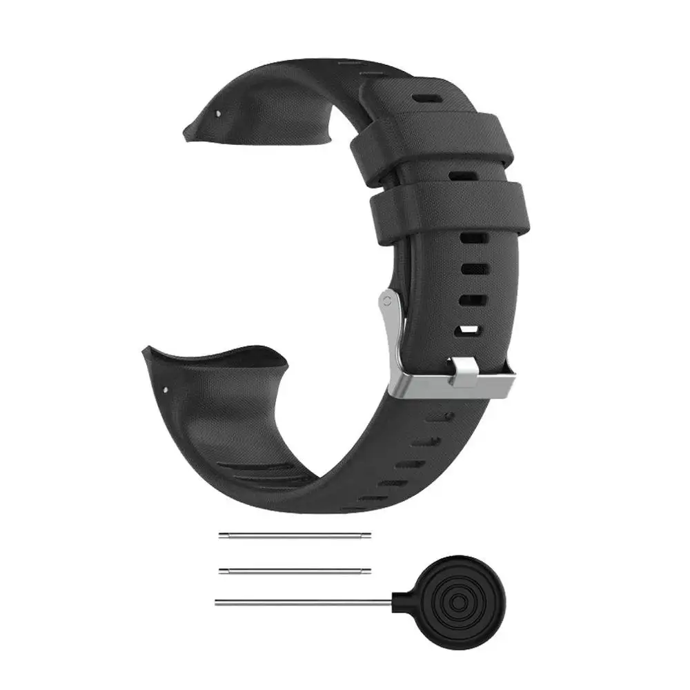 Черный Подходят для Polar Advantage V умные часы с ремнем оригинальные сменные умные наручные часы сменный Браслет - Цвет: Черный