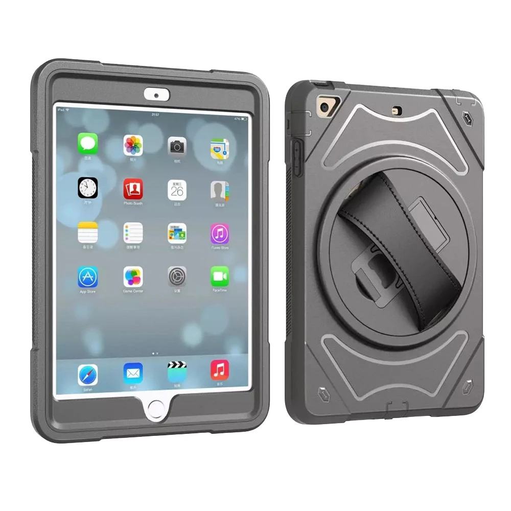 Чехол для iPad Mini 1/2/3 Coque Funda ударопрочный сверхпрочный защитный чехол с вращением