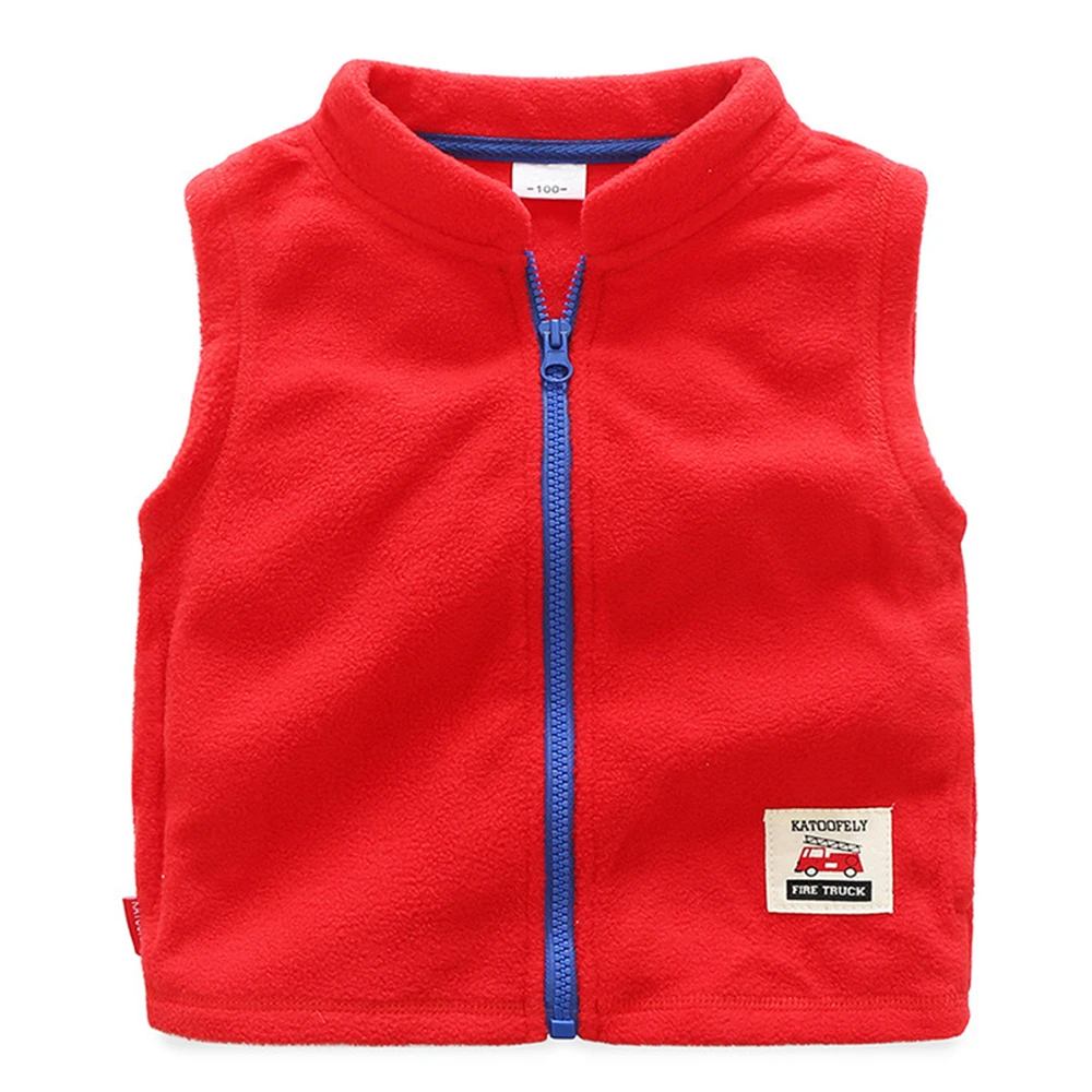 Babyinstar Autumn New Arrival Boy's Casual Vest Sleeveless Zipper Soft Wear Children's Clothing Fleece Kids Waistcost