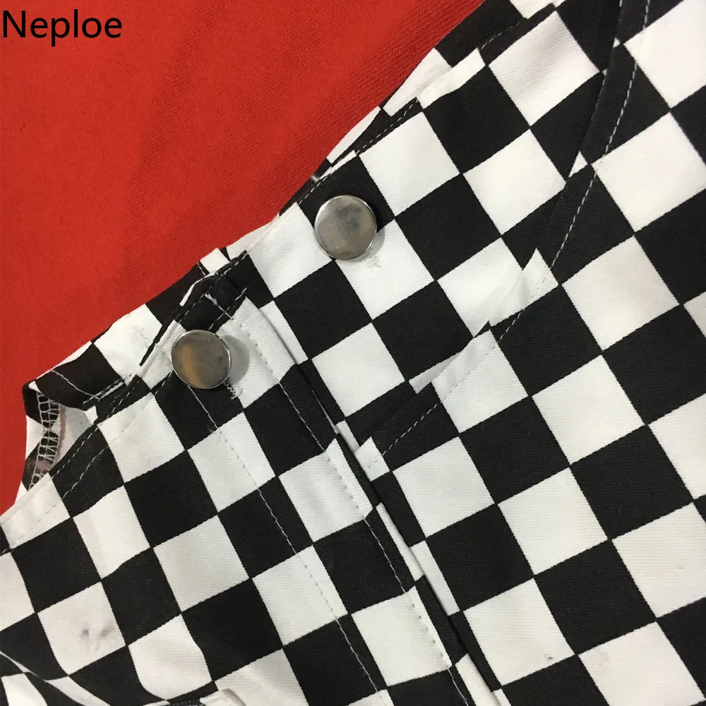 Neploe Ulzzang уличная Комбинезон Хип хоп прямые широкие брюки комбинезоны штаны Harajuku