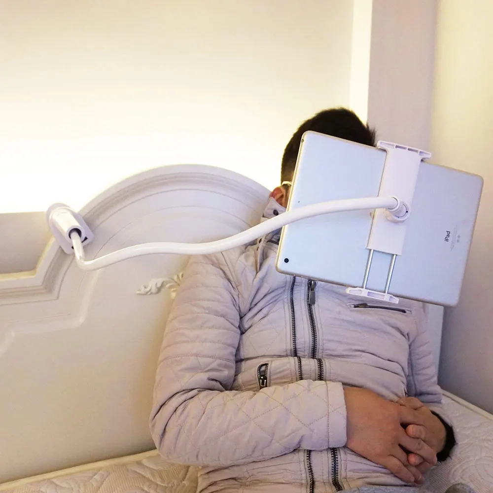 Ascromy Gooseneck Tablet Stand Holder Adjustable Mount For iPad Pro 10.5 iPad mini Air New iPhone 8 Plus 7 Long Arm Bed Support (4)