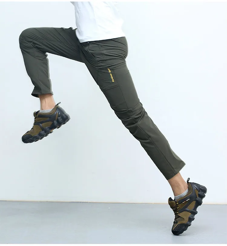 Кавалерийский Волк открытый четыре быстросохнущие брюки мужские и женские дышащие водонепроницаемые тонкие летние альпинистские брюки женские эластичные