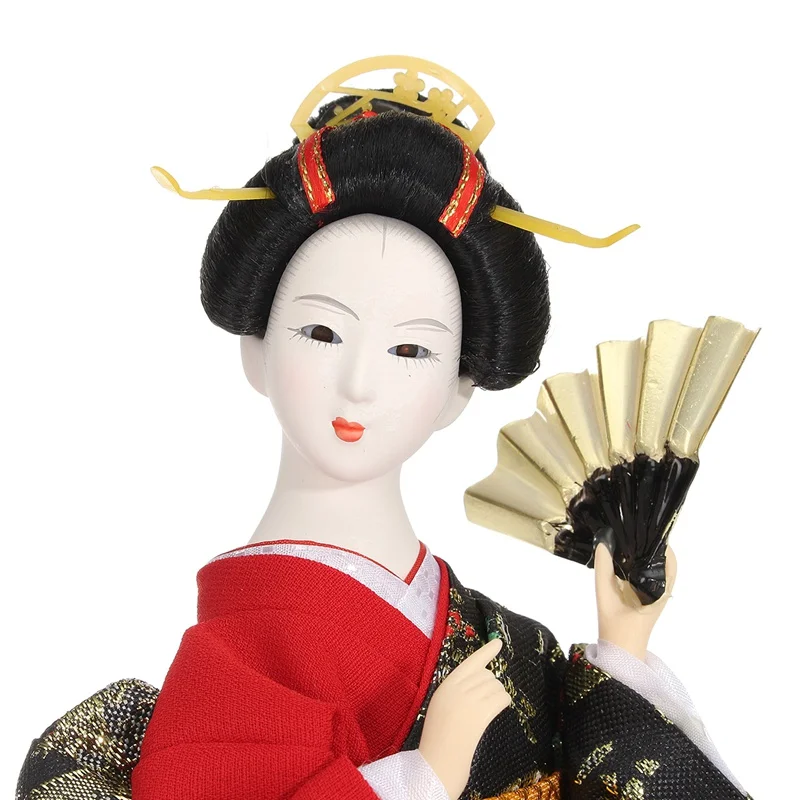 KiWarm Классическая 30 см японская кукла Кабуки фигурные статуэтки для Дома Офиса отеля настольные шкафы украшения искусства Ремесла подарок