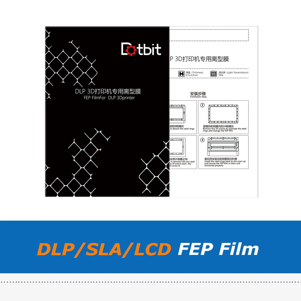 3 шт./лот DLP SLA LCD Смола 140*200 мм 5 дюйма UV FEP пленка выпуска лист для ANYCUBIC Photon Wanhao