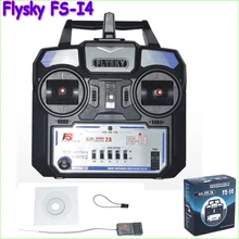 1 шт. Оригинальный Вертолет Самолет Дистанционного управления Flysky FS-i4 2.4 Г 4CH Радио RC Передатчика и Приемника