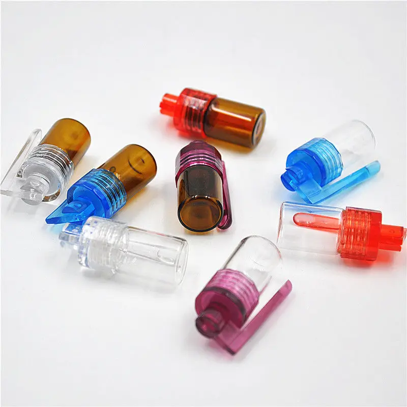small glass container glass pill box holder medicine packing bottle
