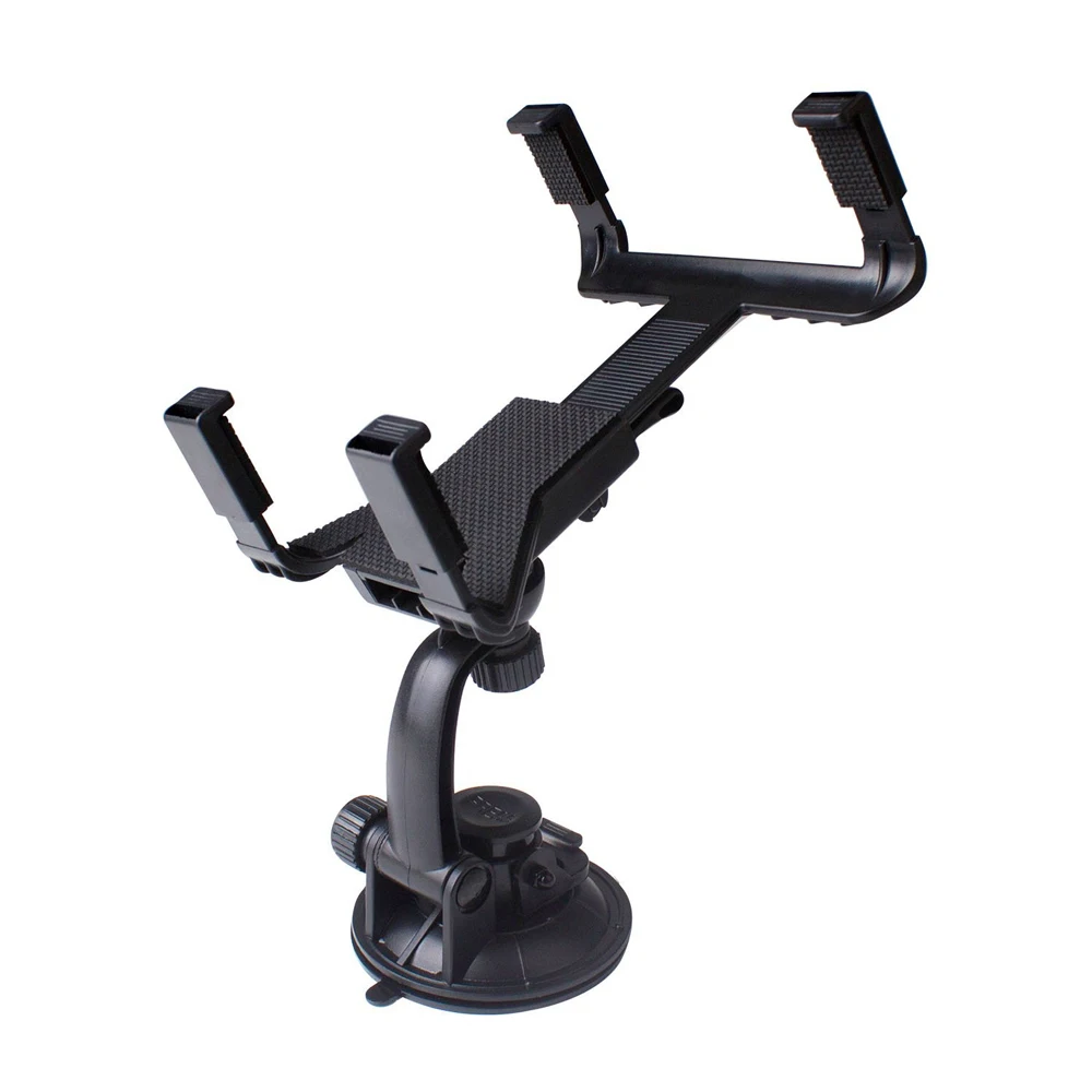 Carro Assento Traseiro Encosto de Cabeça Mesa Montagem Suporte para Tablet para Ipad Pára-brisa pc Gps Preto Universal Atacado Novo - Imagem 2