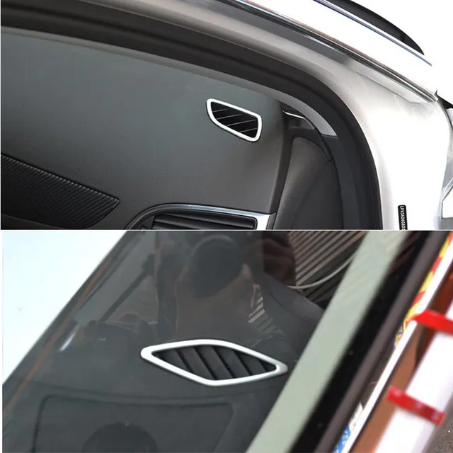 Dashboard Air Conditioner Outlet Frame Decorative Cover Trim For Audi A6 C7 12 15 Car Dashboard Air Conditioner Outlet Frame Decorative Cover Trim For Audi A6 C7 12 15 Car