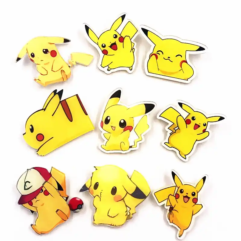 Adorable Cute Acrylic Pokemon Pins Kawaii Acrylic Pins Video Game Characters Bundles Available Accessories Patches Pins Drv Rennrutschen Com
