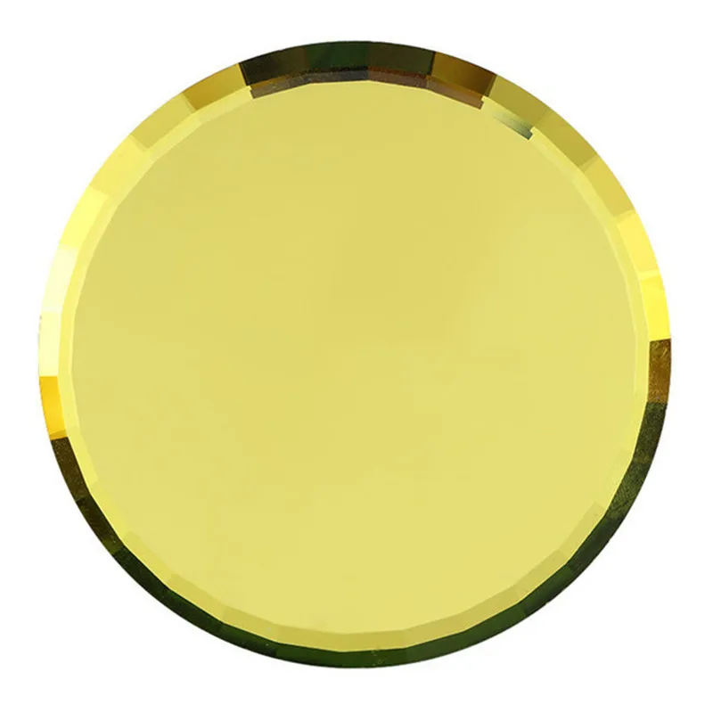 5 цветов зеркальное стекло для ногтей Палитра цветов держатель для рисования цветная Раскрашенная тарелка Клей DIY Инструменты для смешивания цветов ногтей
