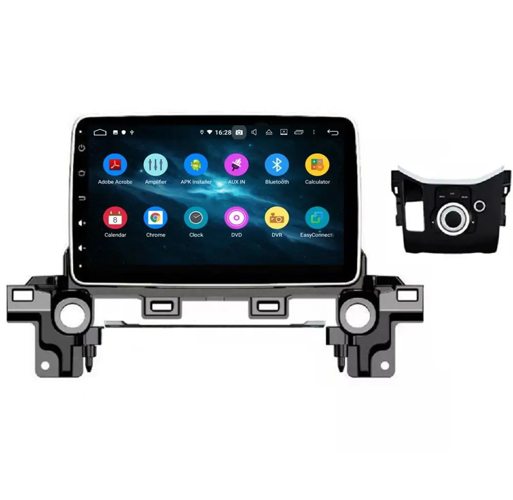 Top DSP 1024*600 1 din Android 9.0 Car dvd Player for Mazda CX-5 CX5 2017 2018 2019 Stereo Radio GPS Bluetooth 4.2 WIFI USB DVR OBD 1