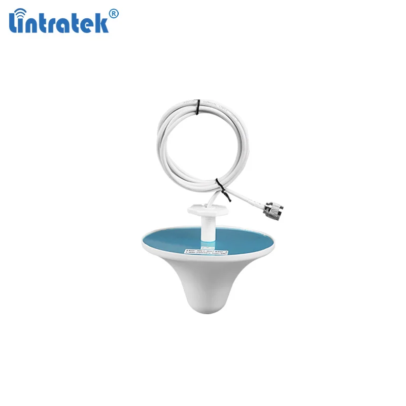 Всенаправленная комнатная антенна Lintratek 360 ° GSM 2G 3G 4G для 900 1800 2100 2600 ретранслятор
