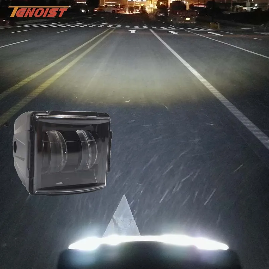 Koop 3.5 inch 4D Lens 30 w Dak Bumper A stijl Licht Voor Wrangler F150 Auto SUV Offroad Truck ATV motorfiets 12 v 24 v