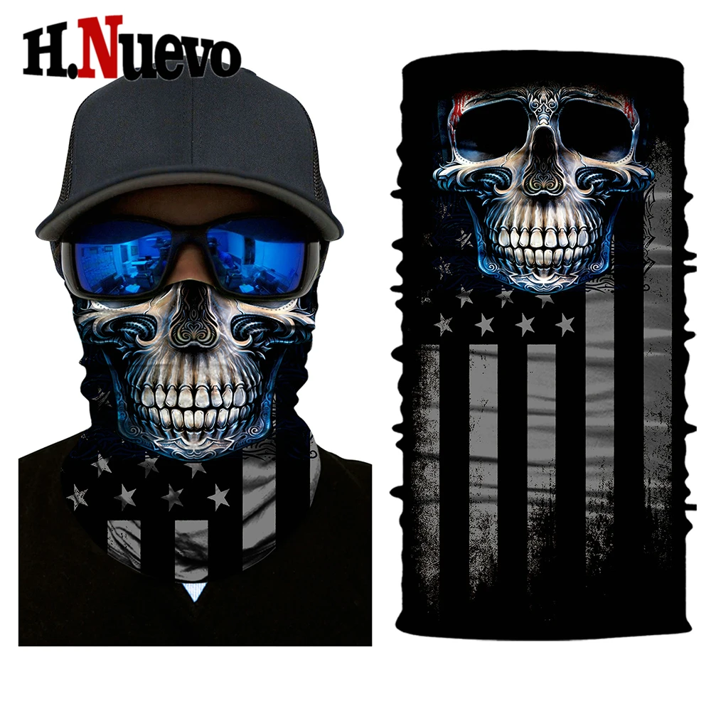 PL180135 for motorcycle skull face mask balaclava winter biker masque bandana