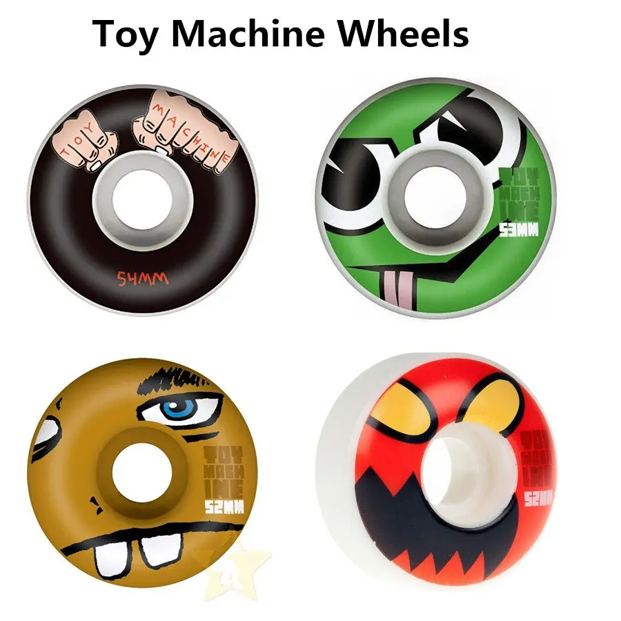 Toy Machine Pro USA Skateboard Wheels 51 54mm Four Wheels Skate Board