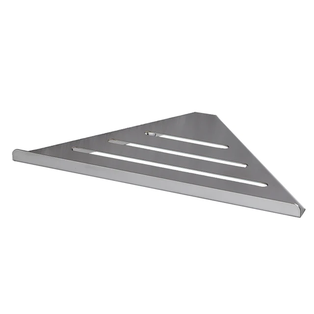 Bathroom Corner Shelf Brushed Nickel Stainless Steel Wall Bathroom
