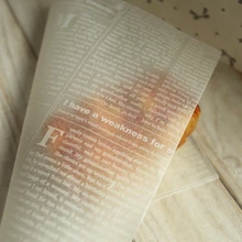 Белое английское украшение из букв, масло, упаковка, воск, бумага, хлеб, конфеты десерт, упаковка, бумажные поставки, сувениры, инструмент для выпечки