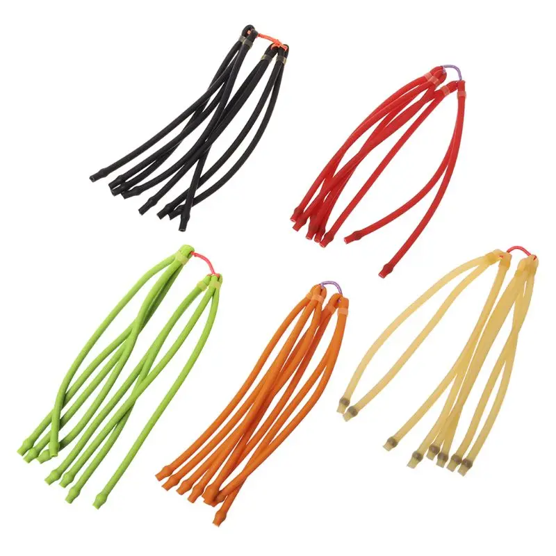 

Slingshot Band Fishing Shooting Fish Hunting Group Round Bands Latex Tube Outdoor Replacement Elastic Powerful Catapult Tools