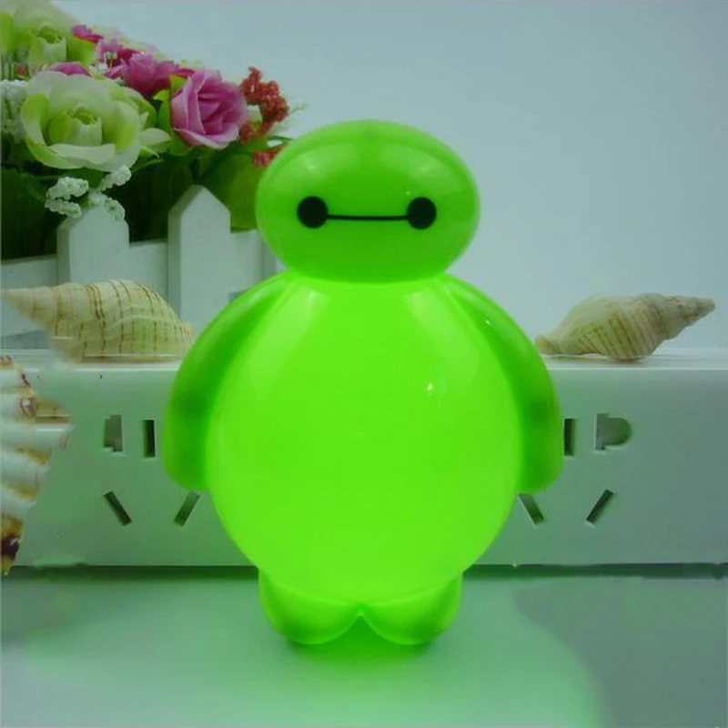 Новинка ночник большой герой Baymax 3 w luminaria белый зеленый желтый цвет лава лампа для детской комнаты; декор luminaria de mesa