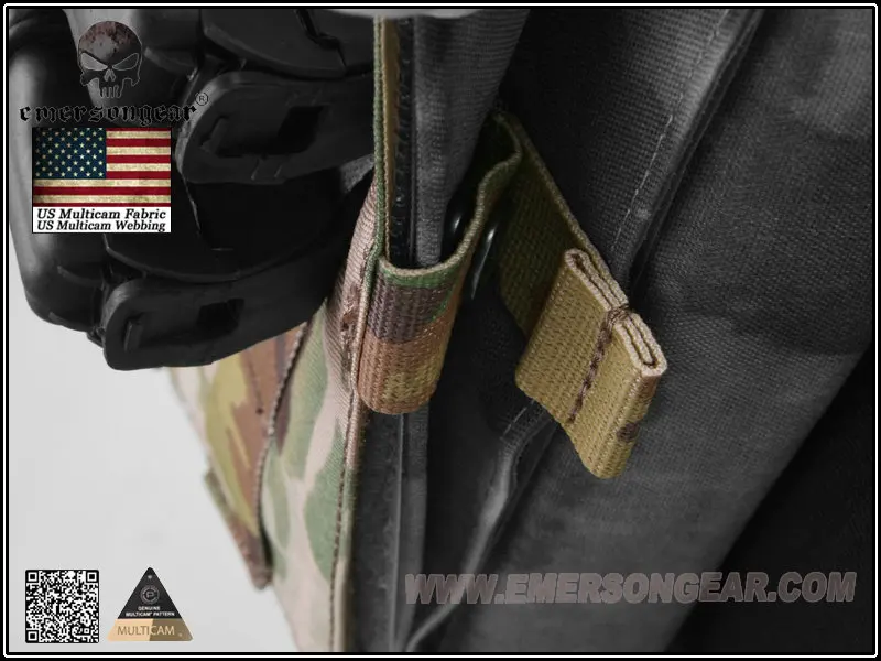 EmersonGear MOLLE панель для: AVS JPC2.0 жилет охотничьи жилеты аксессуары EM9288MCBK мультикам черный