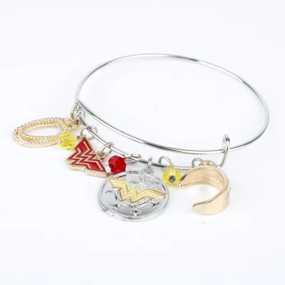

European and American movies around DC Wars Batman Wonder Woman Bracelet Accessories Accessories Figure Toys