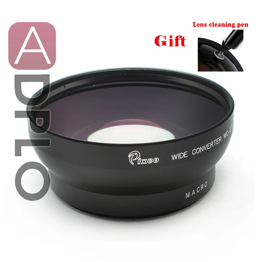 

Professional 67mm 0.45X Wide Angle Lens with Macro suit For Canon Camera+with Lens Cleaning Pen