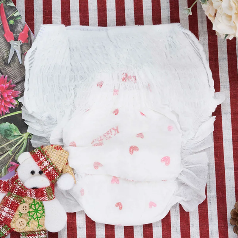 2 pcs Adult Diaper Skin friendly cotton soft breath is suitable for 35 75kg Comfortable anti 3