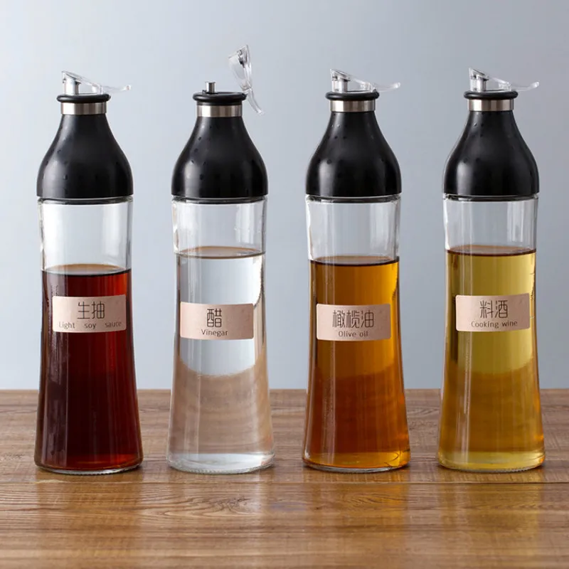 

Leak - proof glass oil pot oil bottle large tank kitchen supplies household vinegar pot seasoning soy sauce bottle LM12291647