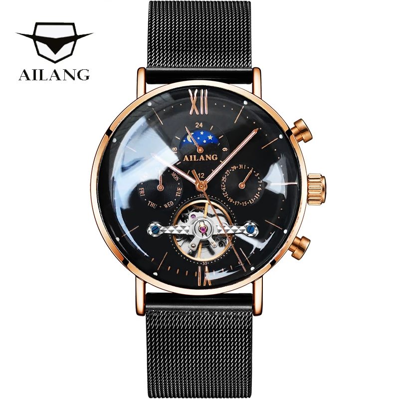 

SSS quality men's watch tourbillon Minimalist automatic watch latest design Swiss gear wrist watches diesel mechanical clock men