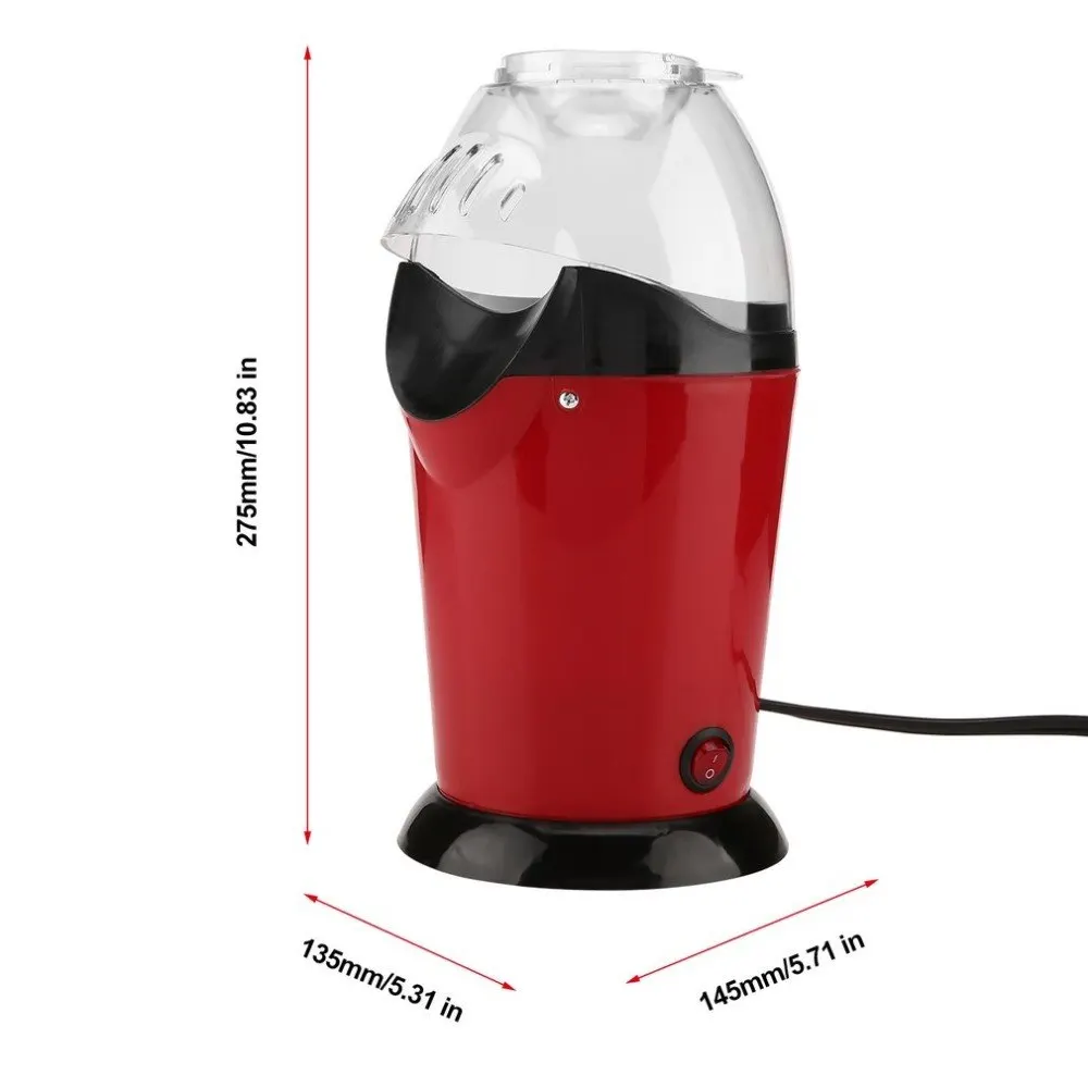 Мини-попкорн электрический портативный аппарат для приготовления попкорна Круглый/квадратный бытовой автоматический кухонный попкорн машина 1200 Вт