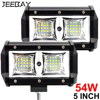 

5 Inch 54W Led Work Light 12V 24V Led Beams Led Bar Offroad Car Flood Spot Combo Light For JEEP 4x4 SUV Accessories Fog Lamp