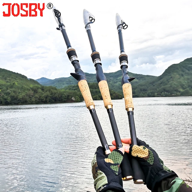 2.1m-2.7m Rod Reel Combos Carbon lure Spinning Rod Ultra short