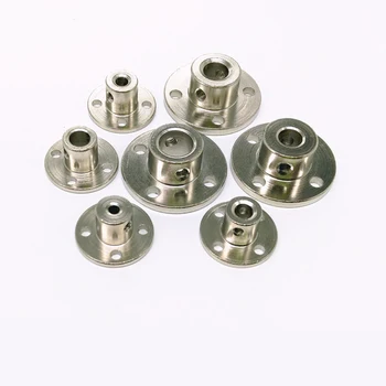

5PCS Rigid Flange Coupling Motor Guide Shaft Coupler 3/4/5/6/7/8/10mm Hole Axis Bearing for RC Model Cars Connector Parts