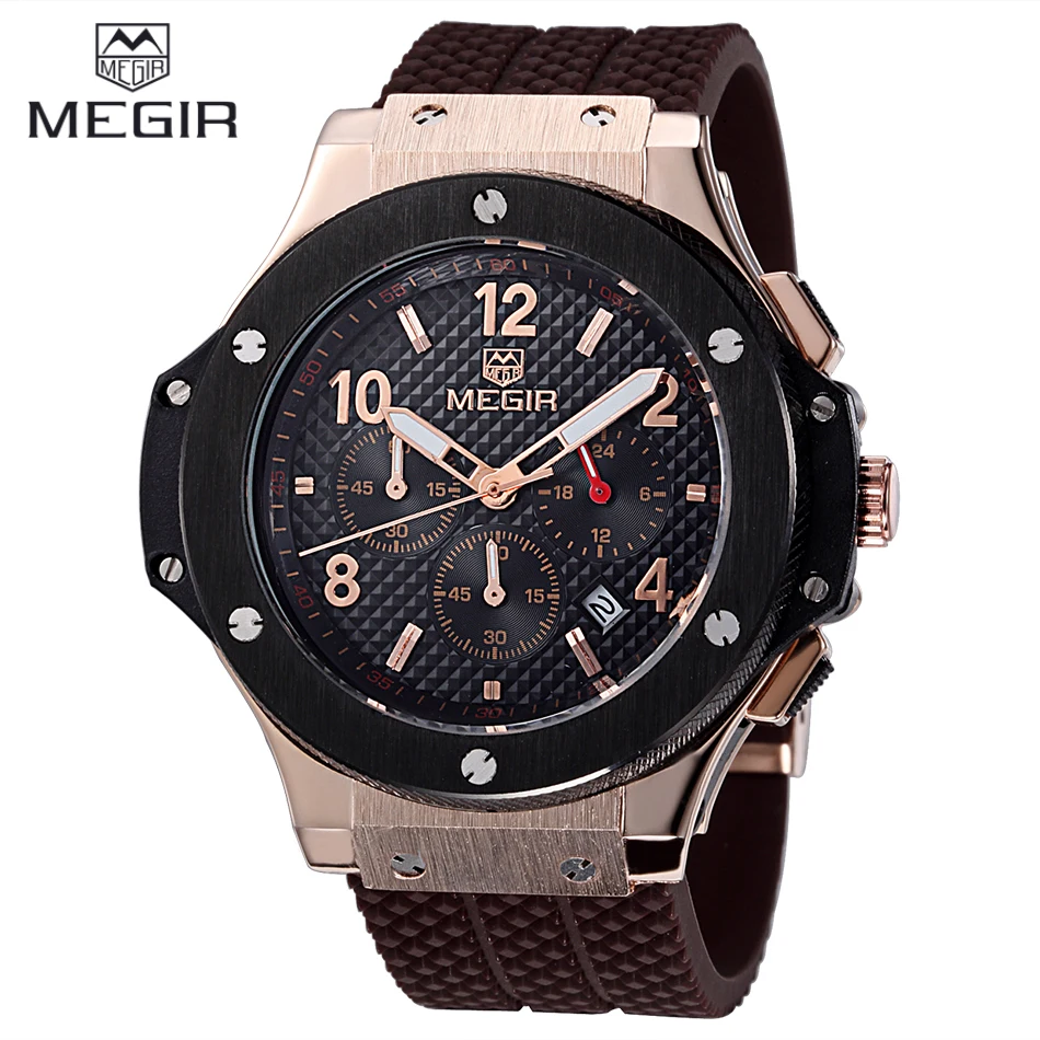 Prix pour Relojes hombre 2016 nouvelle mode militaire élégant MEGIR marque mens armée calendrier caoutchouc hommes mâle horloge sport de luxe montre militar Prix pour Relojes hombre 2016 nouvelle mode militaire élégant MEGIR marque mens armée calendrier caoutchouc hommes mâle horloge sport de luxe montre militar