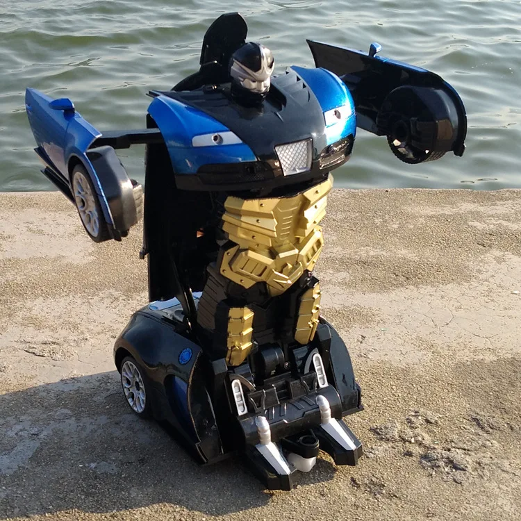 

1:14 Gesture induction deform car one key deform robot rc car toys For Children