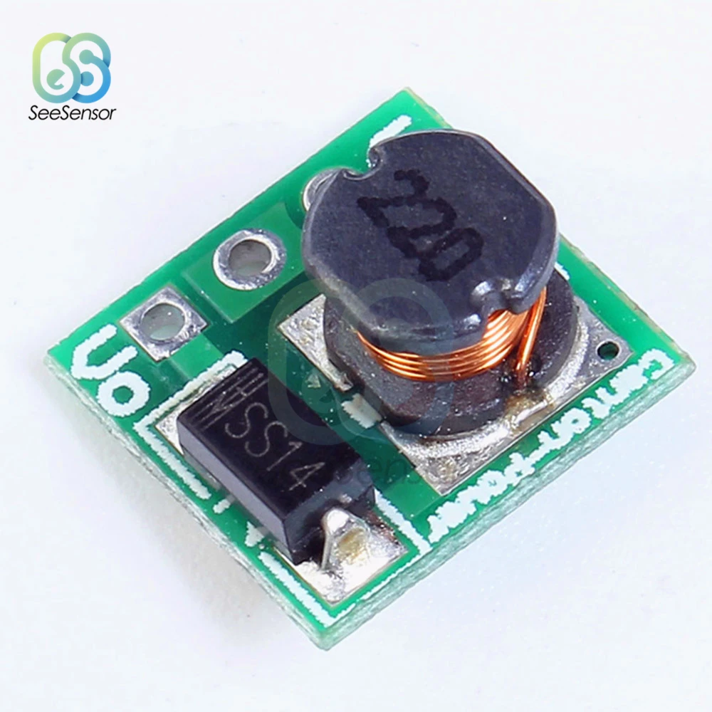 

0.9-3V to 3.3V DC-DC Converter Board 1V 1.2V 1.5V 1.8V 2.5V 3V to DC 3.3V Step Up Boost Power Supply Module