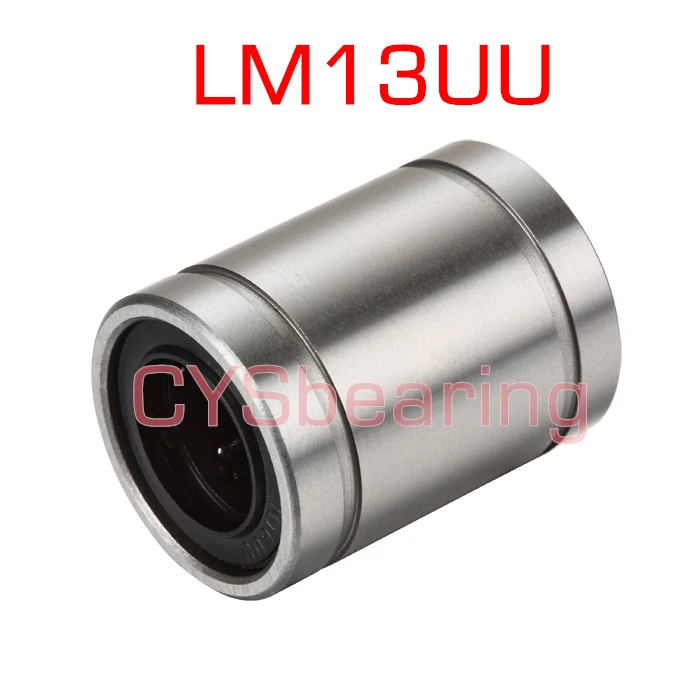 ZHENGGUIFANG Professional LM13UU LM13 LM 13mm Linear Motion Bearings 4 Pcs Standard Linear Bearing LM13 UU 132332 mm 