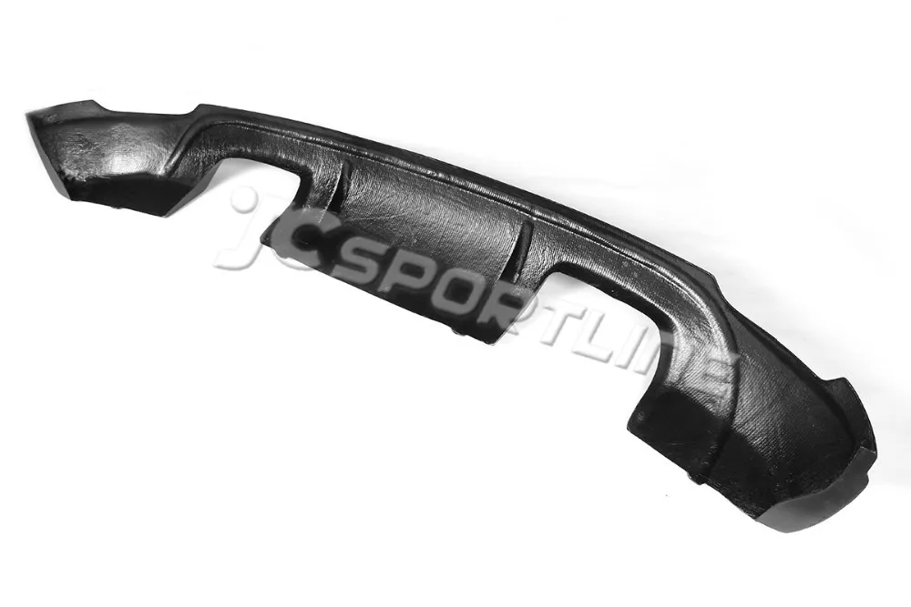 FRP Неокрашенный Черный заднего бампера Диффузор для губ для VW POLO Стандартный хэтчбек 4 двери только 14-16 не GTI R