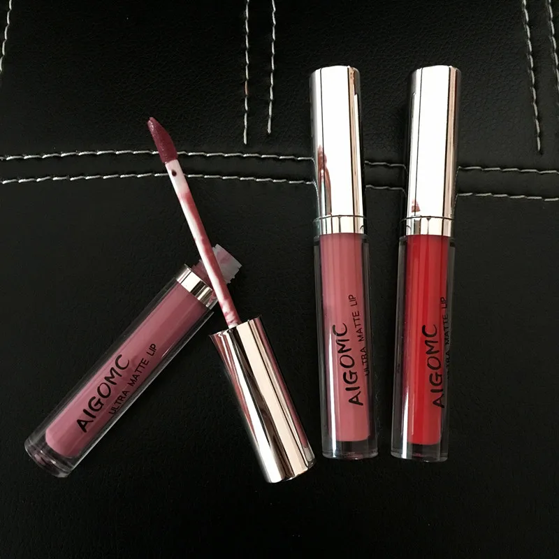 

1 Pcs Matt Liquid Lipstick Lips Makeup Matte Lip Gloss Women Beauty Cosmetics Mate Batom Make up Glosses Nude Lipgloss 12 Color