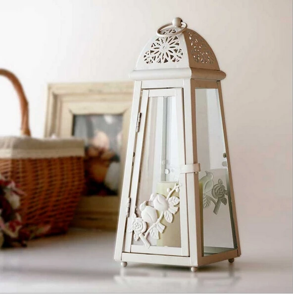 

1PC Mediterranean Vintage Candle Holders Luxury Iron Bird Candlestick Brand Design Wedding Home Decoration