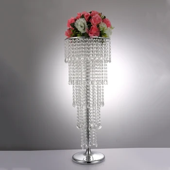 

Tall and large Crystal Flower Stand Table Centerpiece Wedding Centerpiece Banquet Decoration