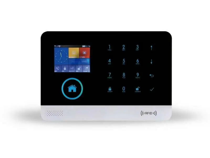 Yobang Security RFID WIFI GSM Alarm System French Android IOS APP Remote Control with Wireless Smoke Detector Solar Power Siren